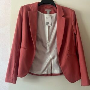 NWT H&M fitted terracotta blazer